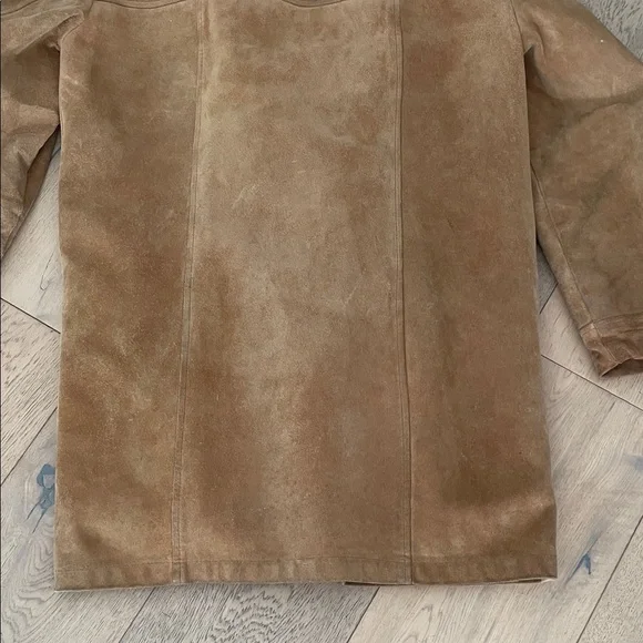 London Fog | Rare Vintage Suede Toggle Duffle Coat - Picture 9 of 12